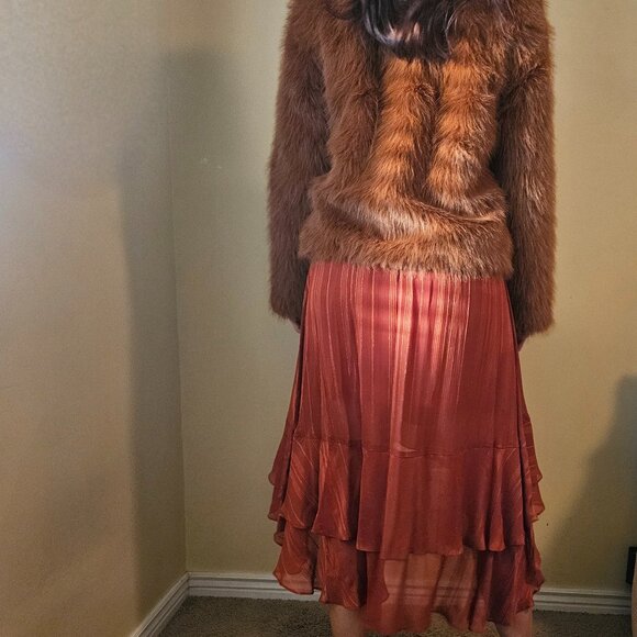 NWT Steve Madden Women's Beautiful Faux Fur Jacket - Picture 5 of 6